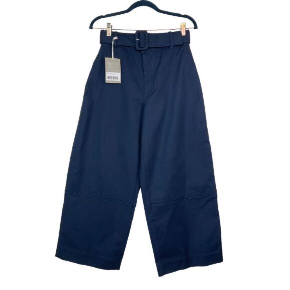 EVERLANE The Structured Cotton Belted Pant NWT - Picture 4 of 10